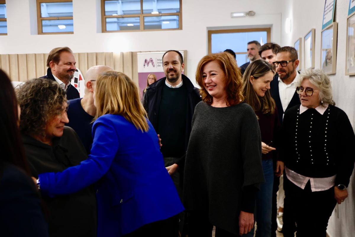 Francina Armengol llega a la Mancomunitat de l'Horta Sud.