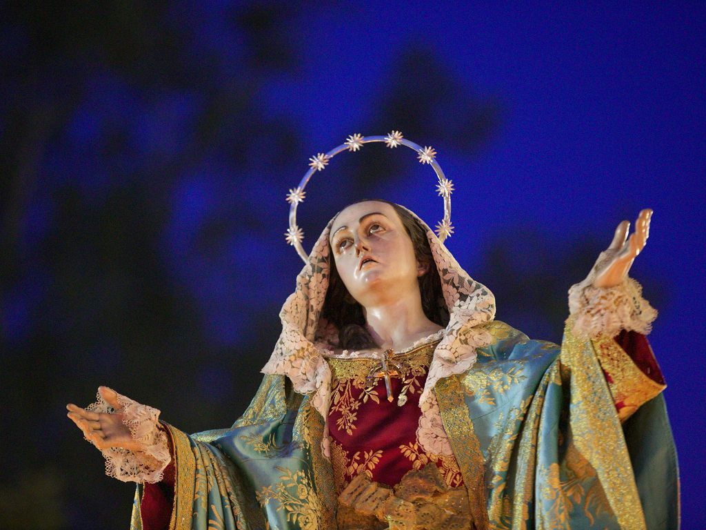 Miércoles Santo en Murcia: procesión de los 'Coloraos'