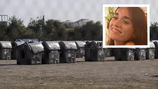 Agostina Rubini se metió en un contenedor de basura en Palma y quedó atrapada