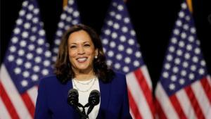 Kamala Harris, aspirante demócrata a la vicepresidencia de los EEUU.