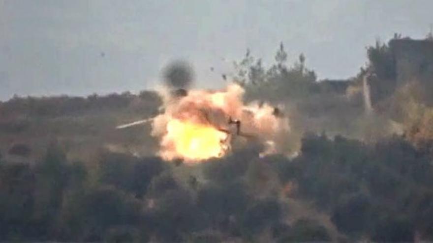 Rebeldes sirios destruyen un helicópero ruso en Latakia