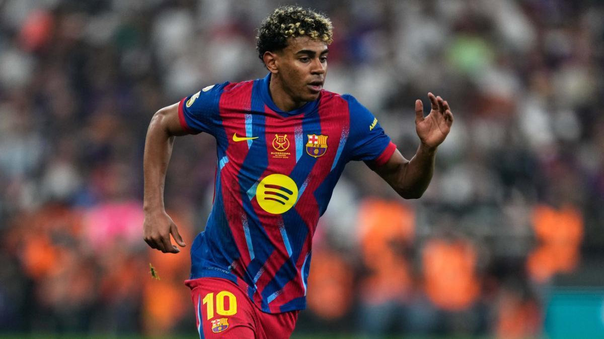 Alineación del Barcelona contra el Racing de Santander