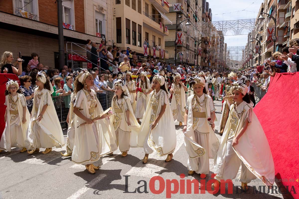 Desfile infantil del Bando Moro en las Fiestas de Caravaca