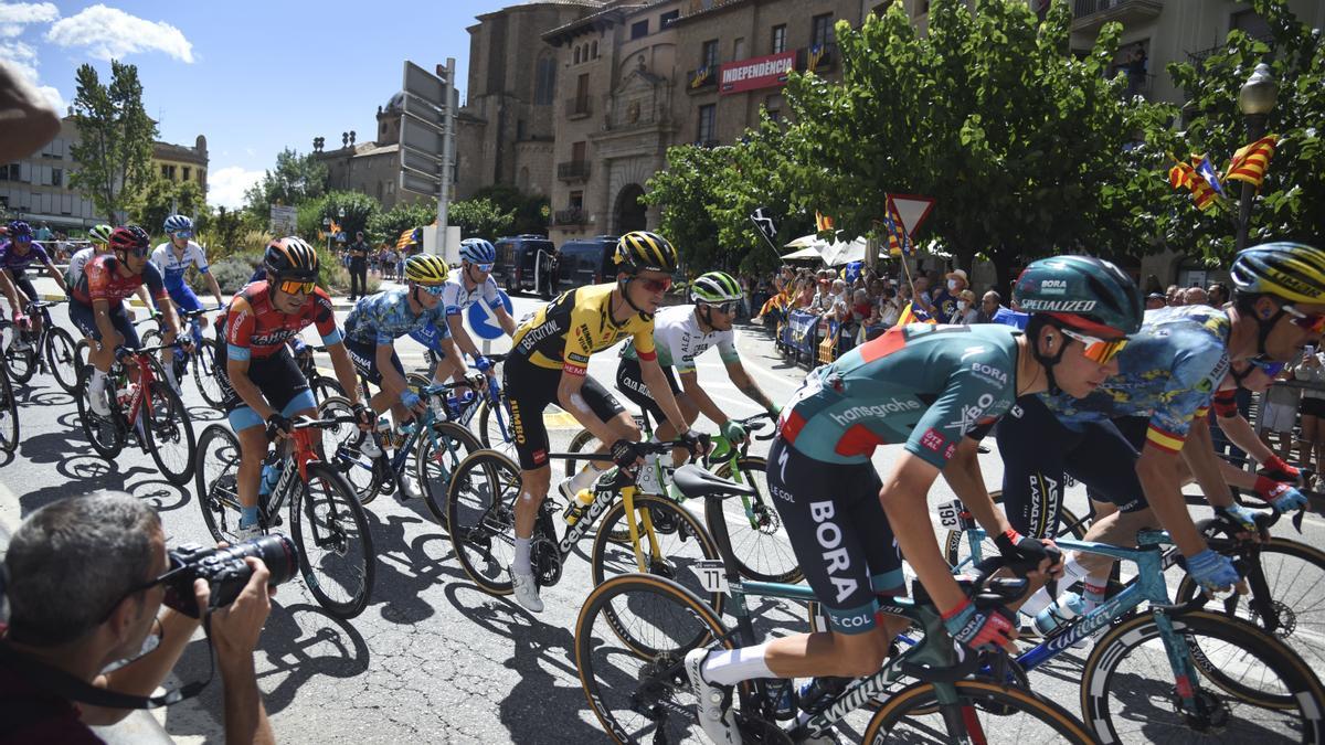 La Vuelta a España a su paso por Solsona