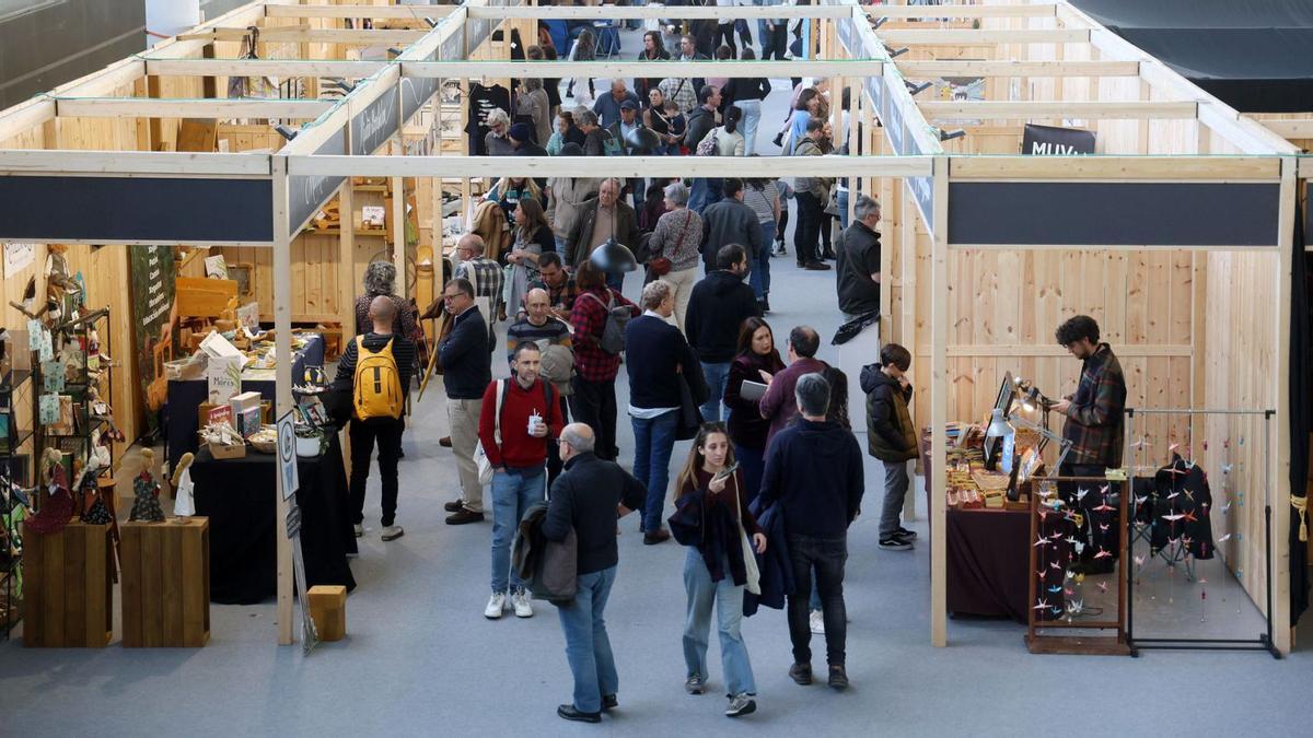 Imaxe do Culturgal, feira da cultura galega, organizada a pasada fin de semana en Pontevedra.