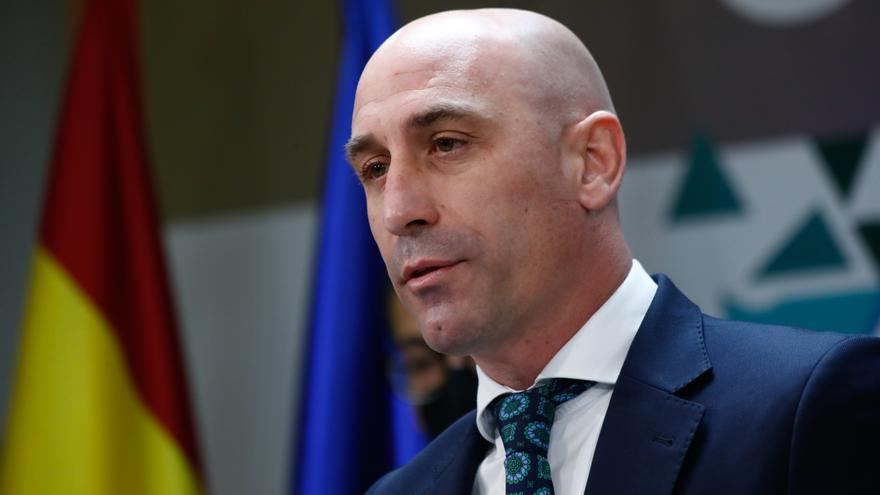 Rueda de prensa de Luis Rubiales