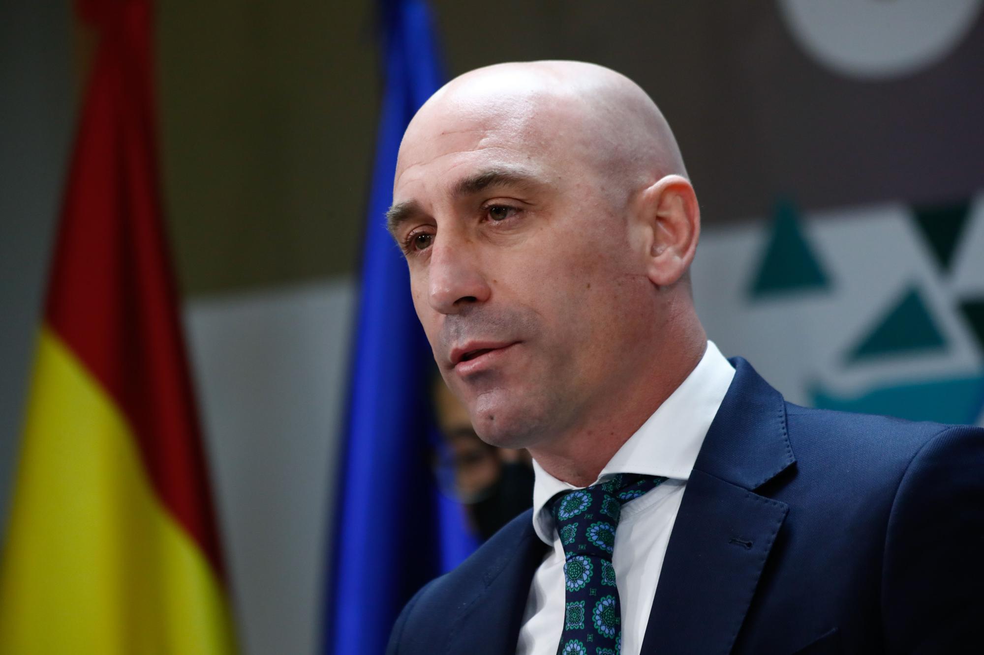 Archivo - El presidente de la Real Federación Española de Fútbol, Luis Rubiales.