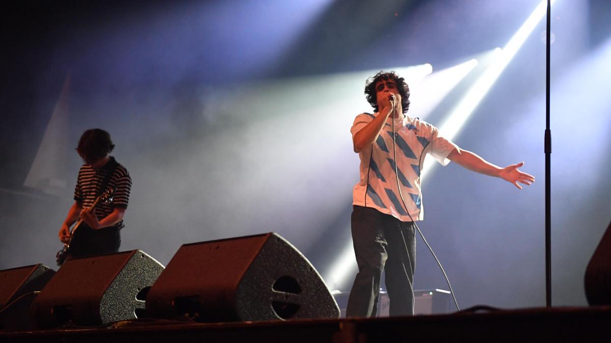 Concierto de Carolina Durante en la plaza de María Pita durante las fiestas de 2022.