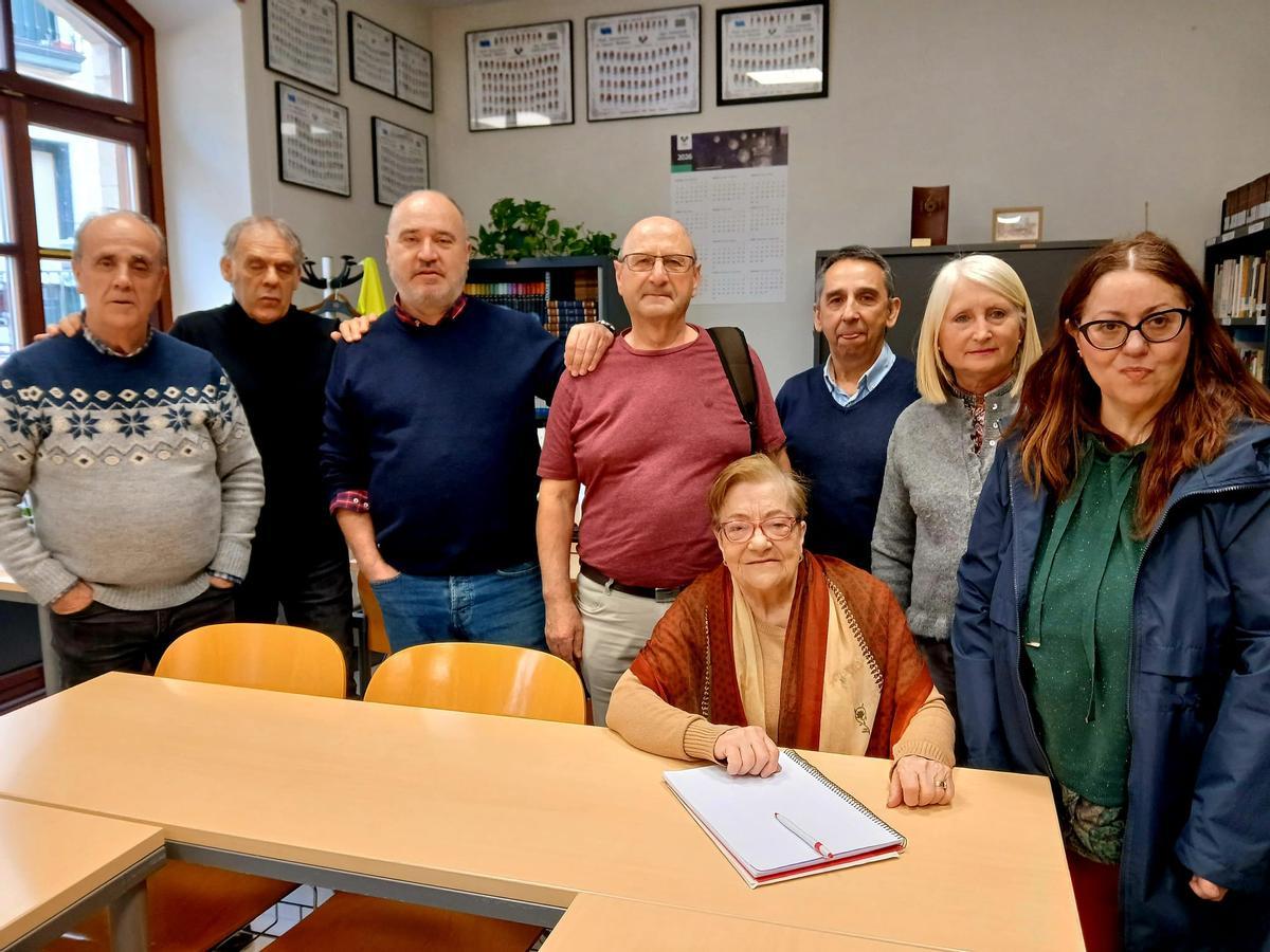 Clotilde, de 91 años, la alumna más veterana de la UPV: "Mis amigas me recomendaron un centro de día, pero me matriculé en la universidad"