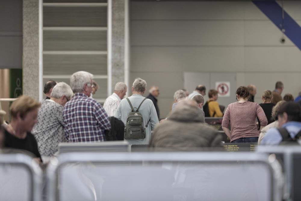 Der Flughafen Palma de Mallorca leert sich