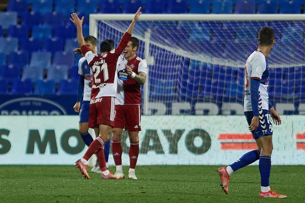 La goleada del Celta frente al Ebro en el estreno en Copa del Rey, en imágenes