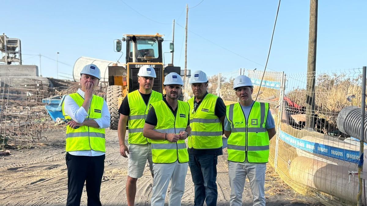 Visita a las obras.