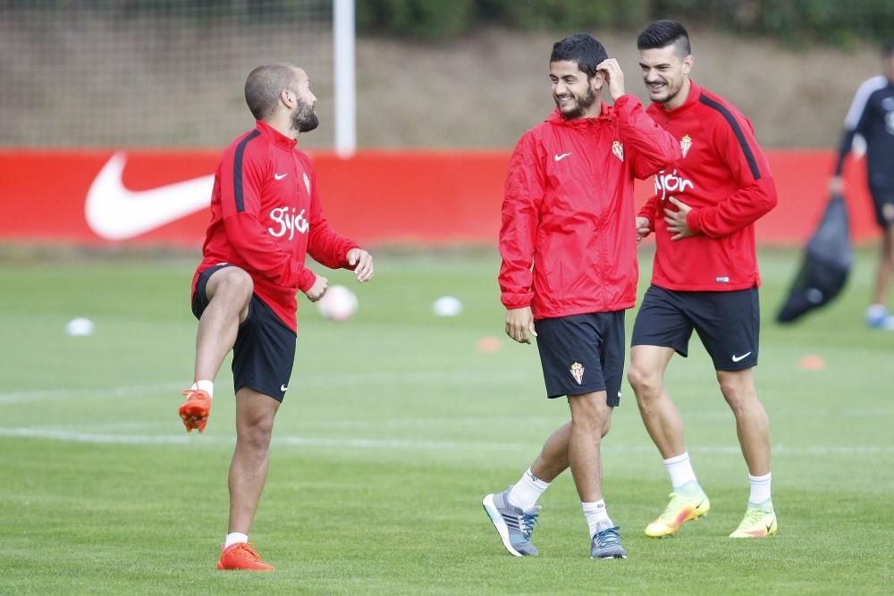 Entrenamiento del Sporting