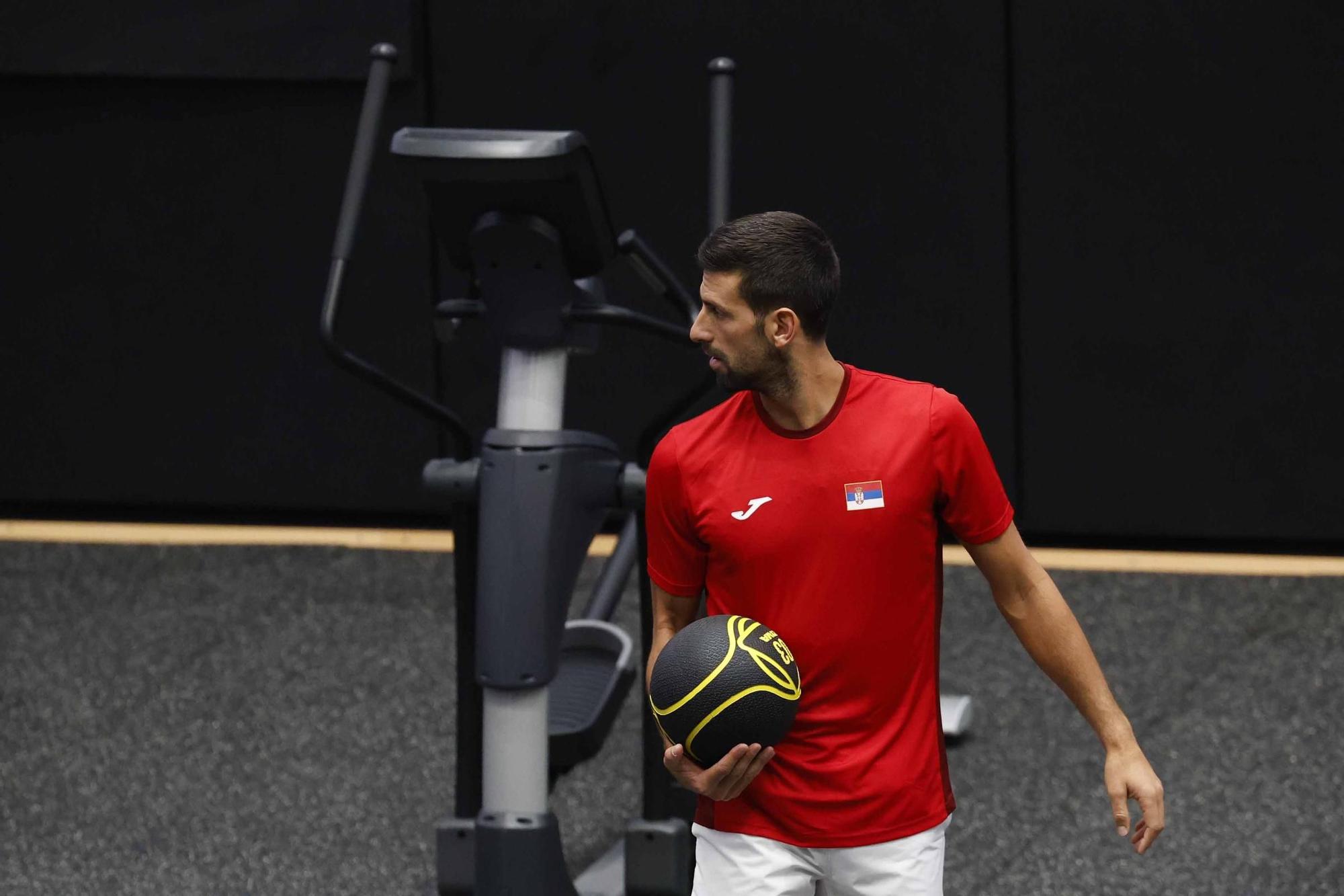 Segunda jornada de Copa Davis, ya con Djokovic entrenando en L´Alqueria