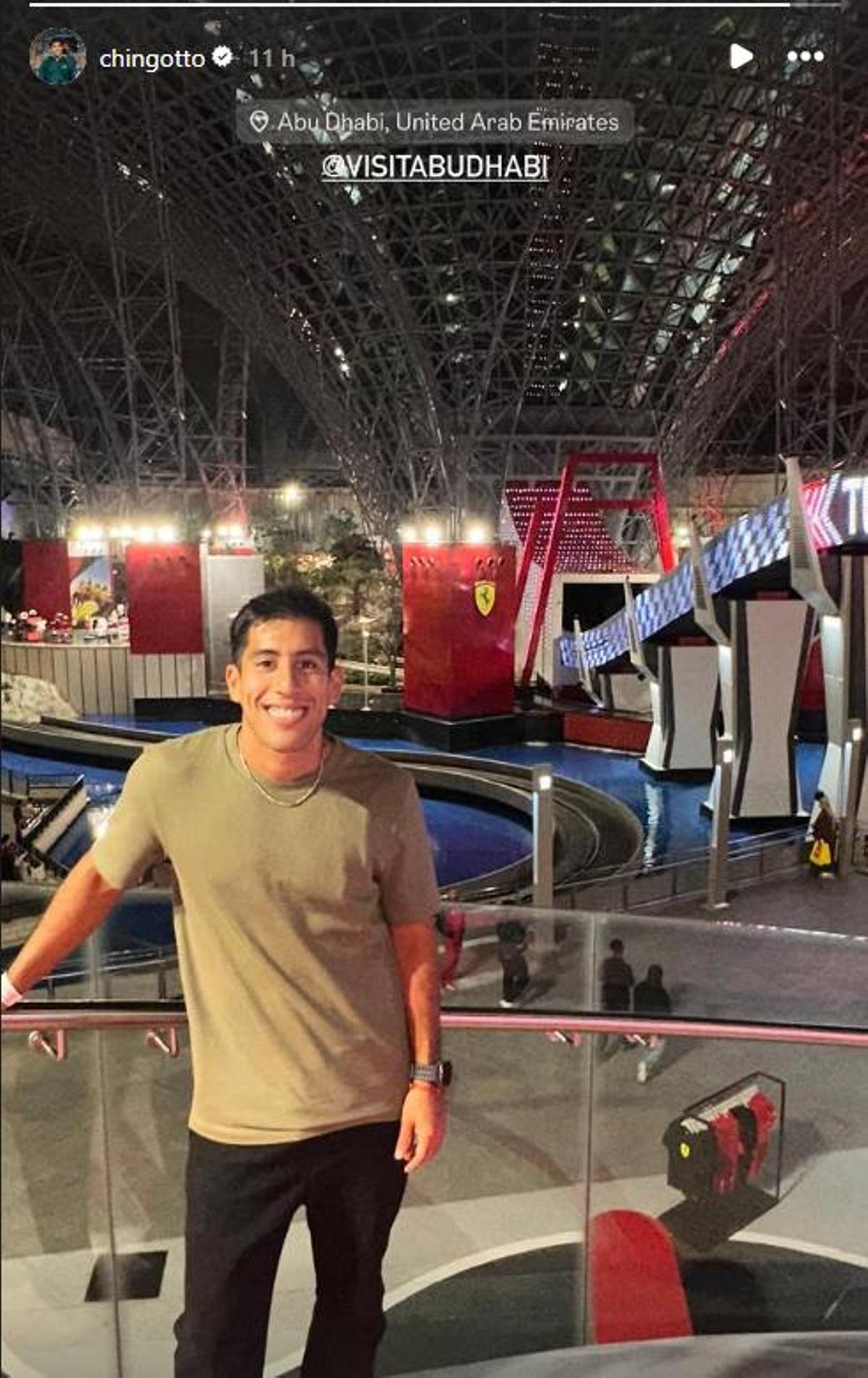 Chingotto ya está en Abu Dabi