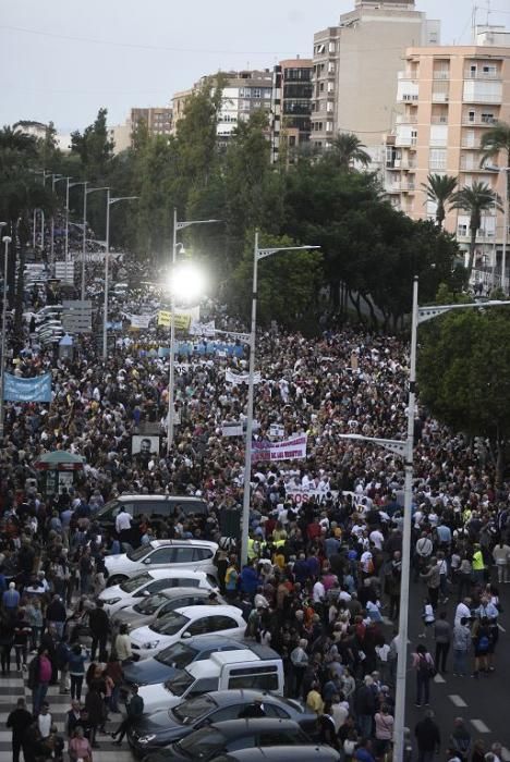 Manifestación en Cartagena: 55.000 personas claman por el Mar Menor (II)