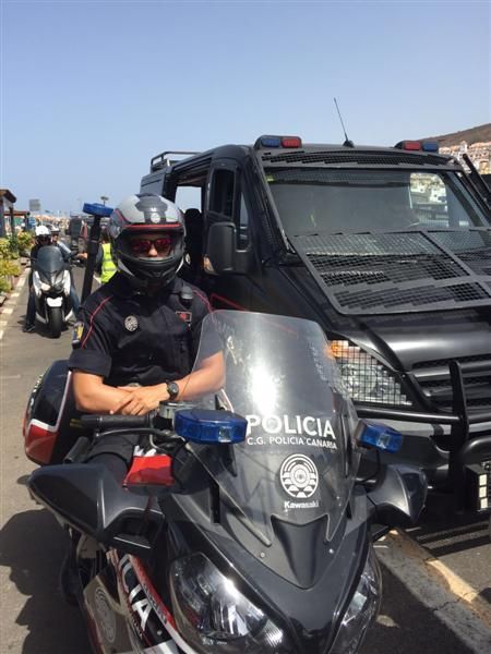 Policía Canaria llega a la Palma