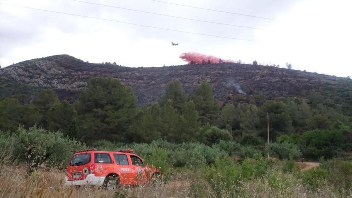 Incendio en El Genovés