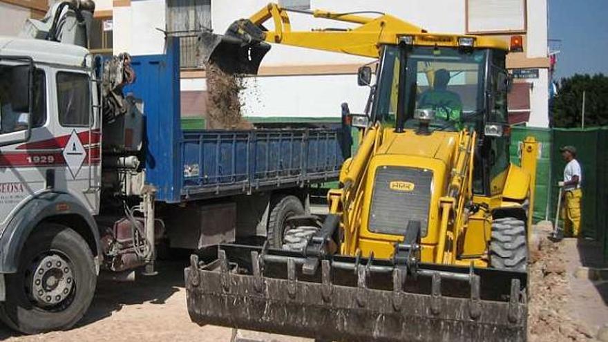 Las obras de la pista polivalente acaban de comenzar