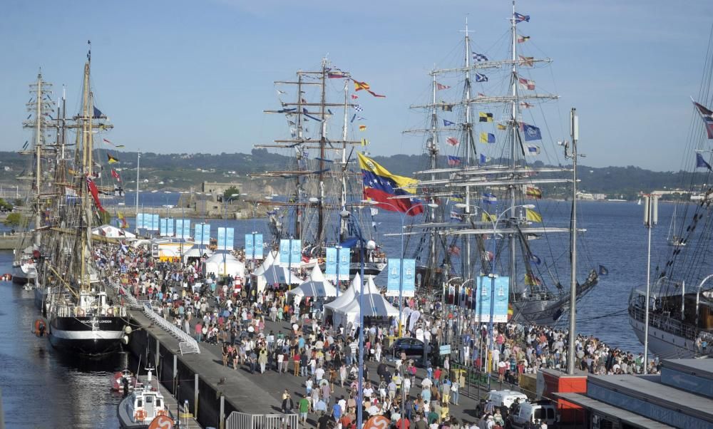 A Coruña, puerto final de la Tall Ships Races 2016