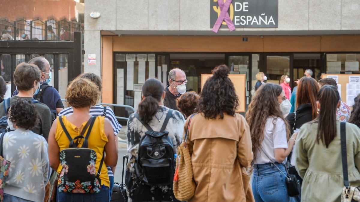 Jornada del domingo de las oposiciones de Educación