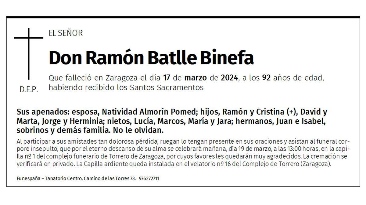 Ramón Batlle Binefa