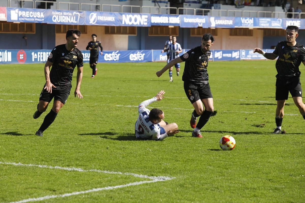 EN IMÁGENES: El partido entre el Real Avilés y el Zamora