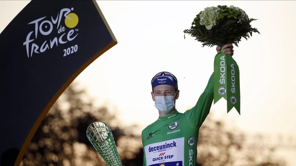 Sam Bennett maillot verde del Tour 2020 y ganador de la última etapa en París