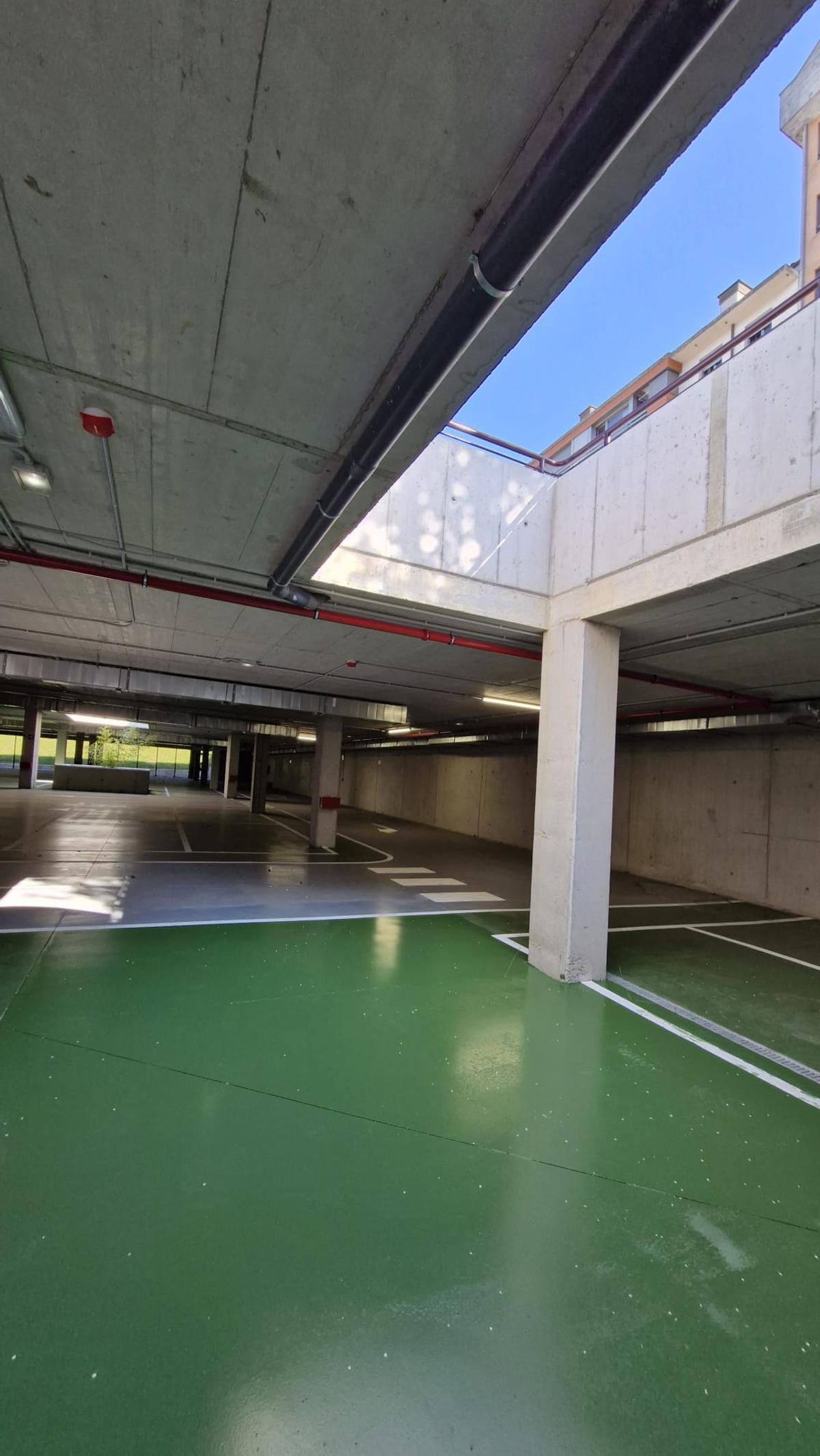 El nuevo parking de la avenida de Portugal, en imágenes El nuevo parking de la avenida de Portugal, en imágenes