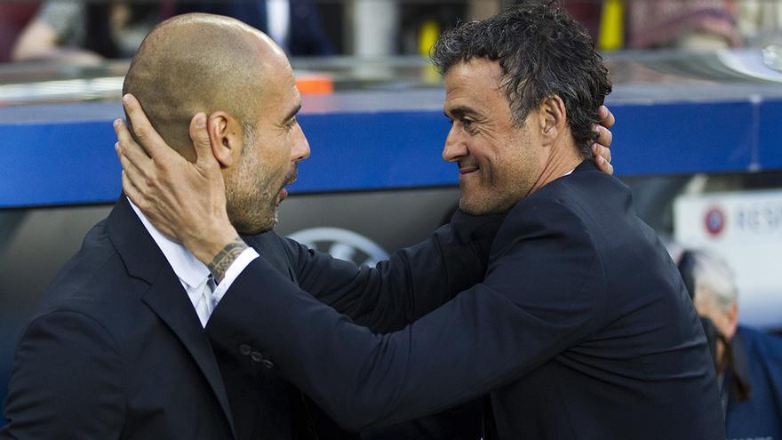 Guardiola: "Me gusta todo de Luis Enrique"