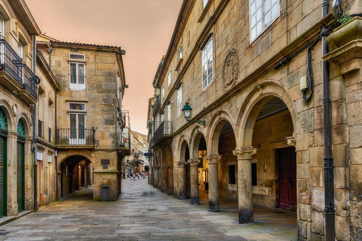 La ciudad vieja de Santiago de Compostela está declarada Patrimonio de la Humanidad