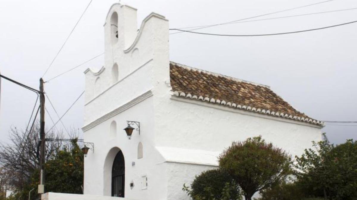 Una imagen del exterior de la ermita del Cristo de las Agonías.