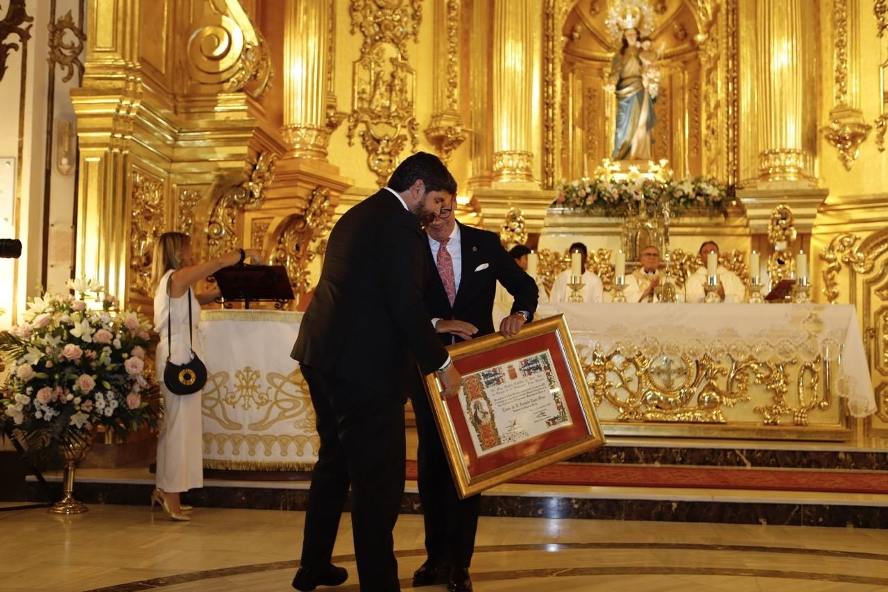 Así ha sido el nombramiento de Fernando López Miras como Mayordomo de Honor del Paso Blanco de Lorca