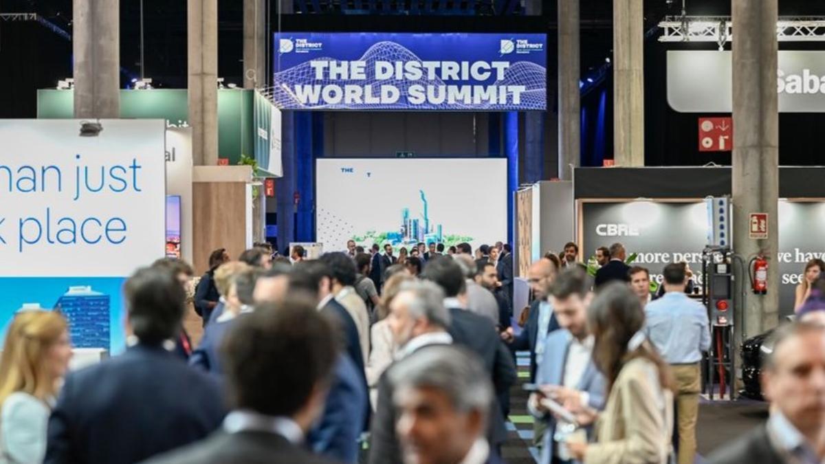 Ambiente en el salón The District en la edición de 2023, en el recinto de GranVia de la Fira de Barcelona.