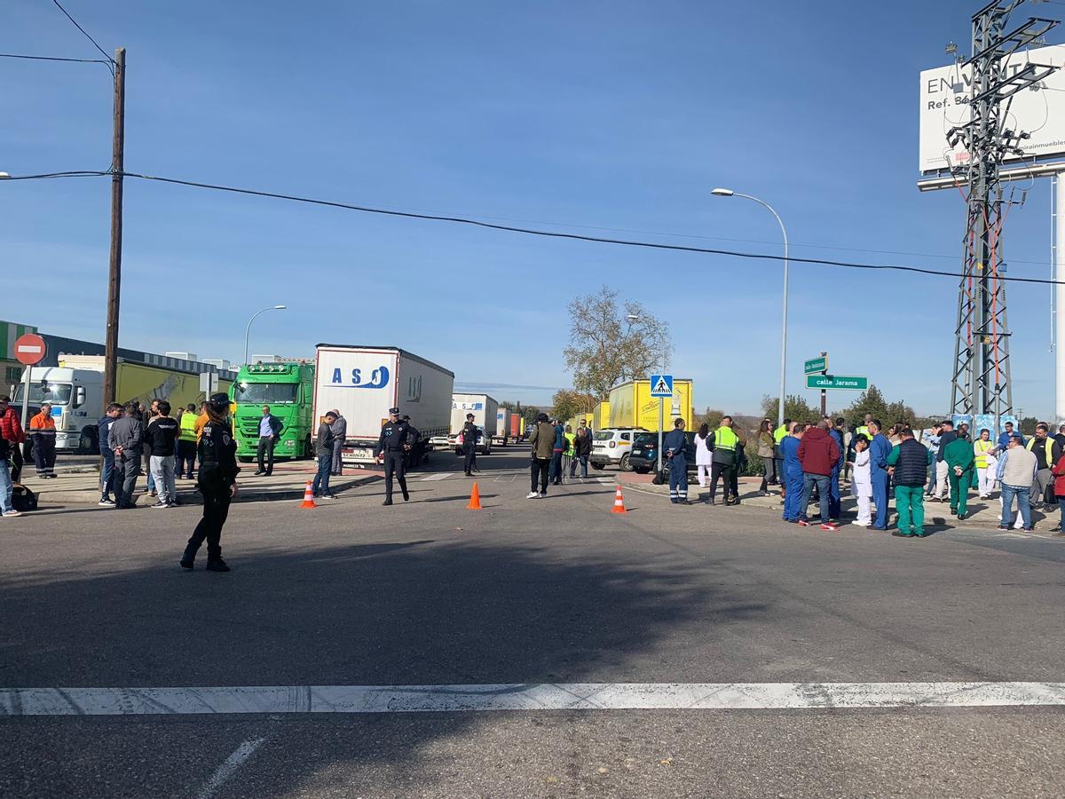 Exteriores de la empresa Alcaliber en el Polígono Industrial de Toledo.