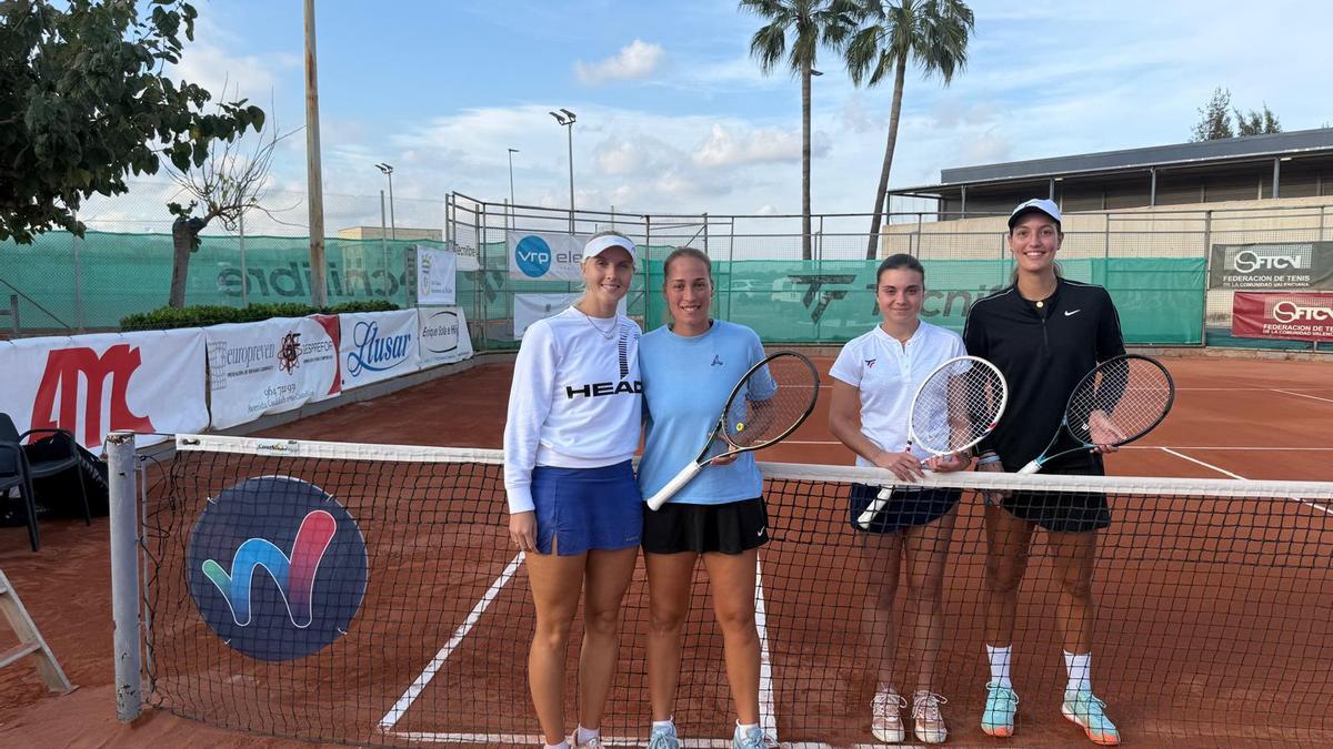 Noelia Bouzo y Steur principales favoritas de dobles.