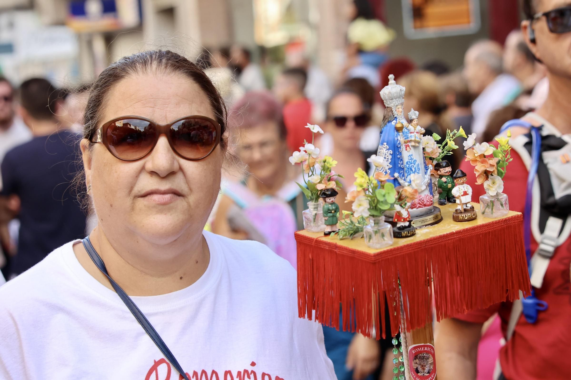 La llegada de la Virgen de la Fuensanta a Murcia para la Feria, en imágenes.