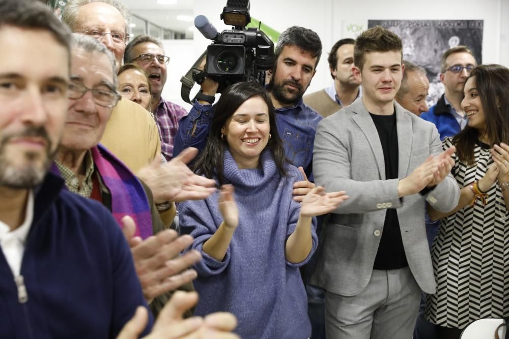 Noche electoral de Vox en Asturias