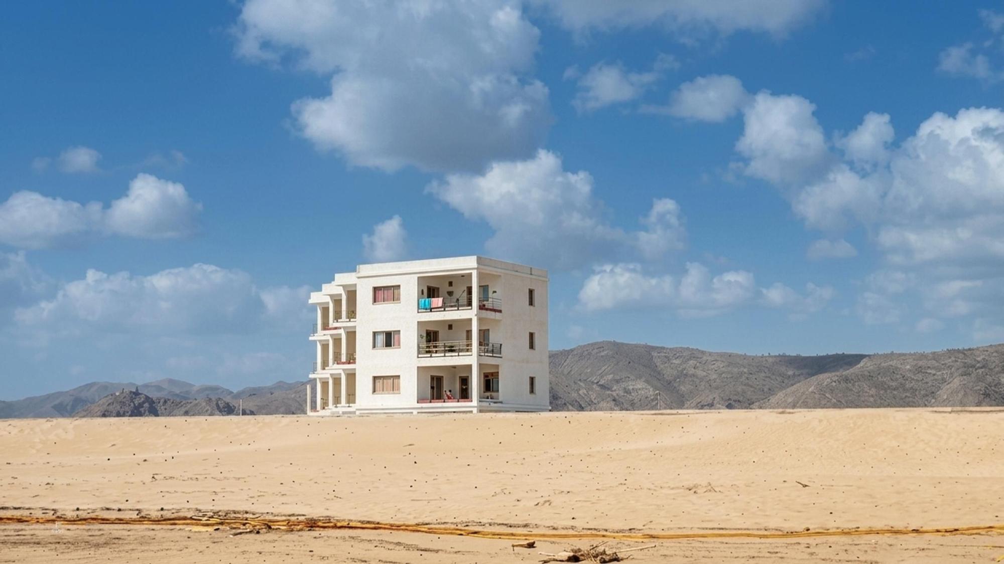 Apartamentos Dumay, playa de Gandia, 1960.