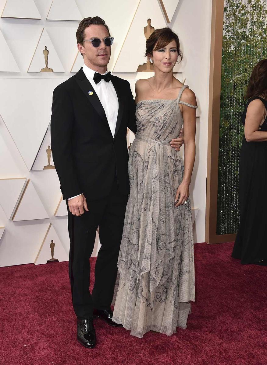 Benedict Cumberbatch y su mujer