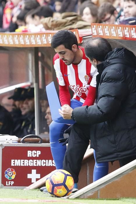 El partido entre el Sporting y el Alavés, en imágenes