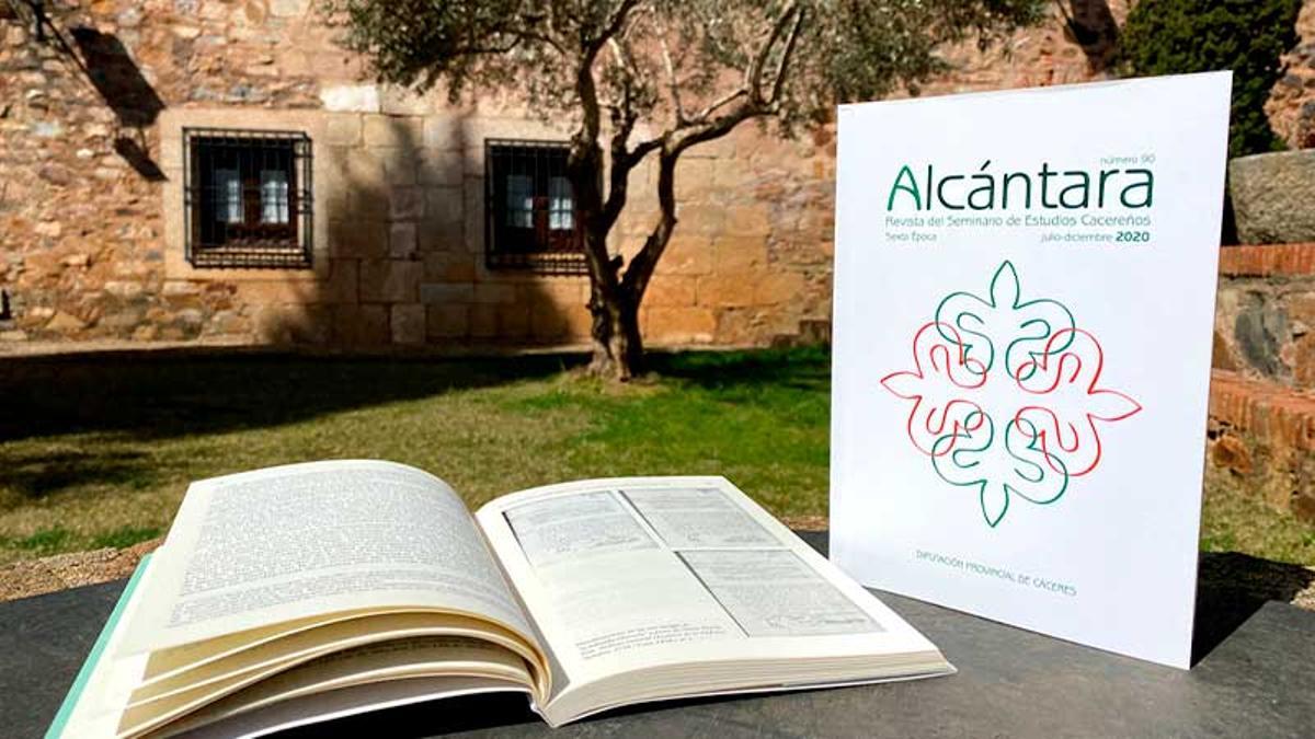 Portada de la revista Alcántara.