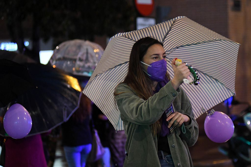 Manifestación feminista en Murcia