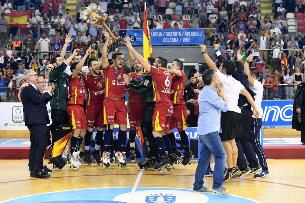 España gana el Europeo de Hockey en A Coruña