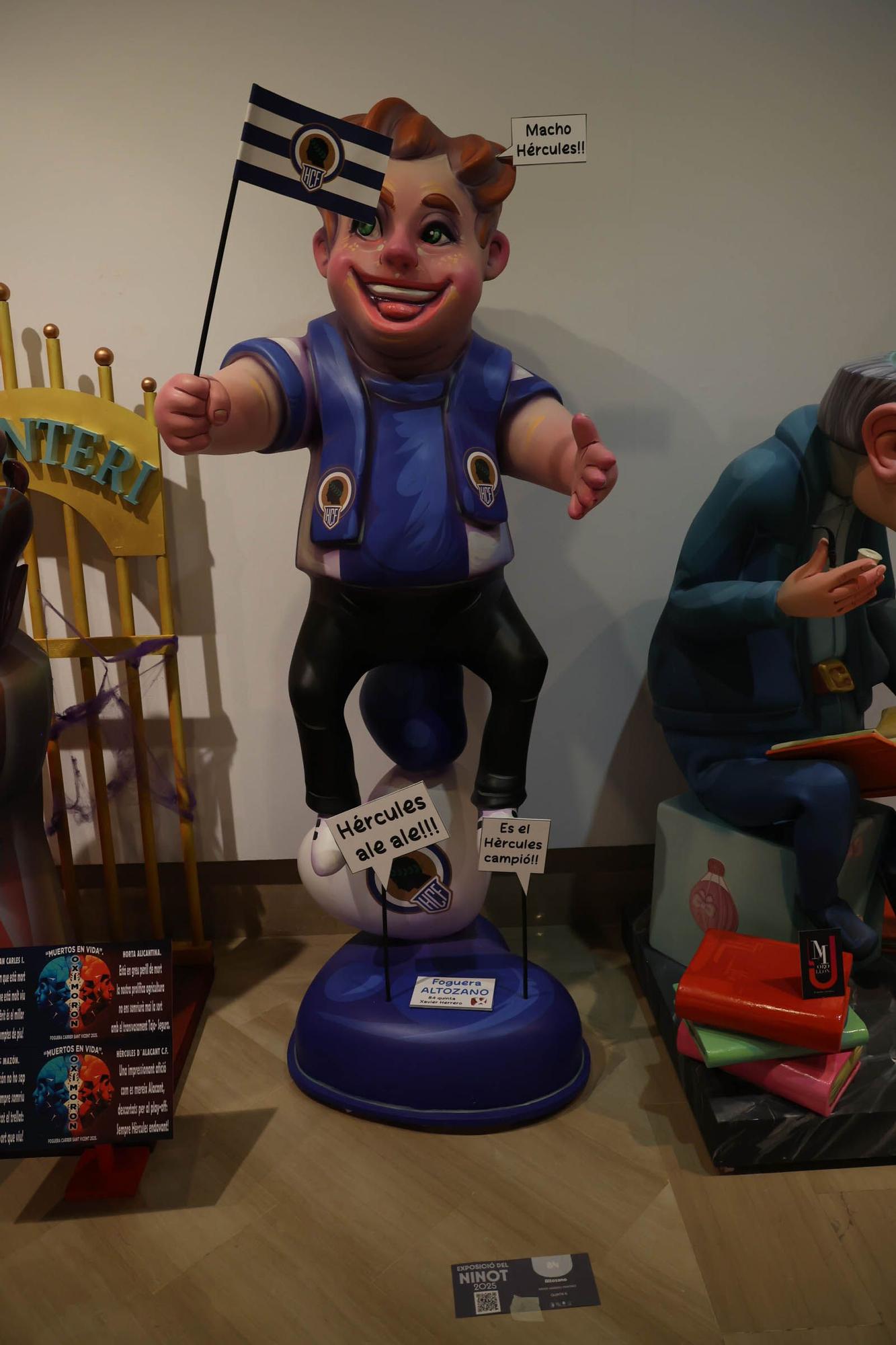 Exposición del Ninot adulto de las hogueras 2025