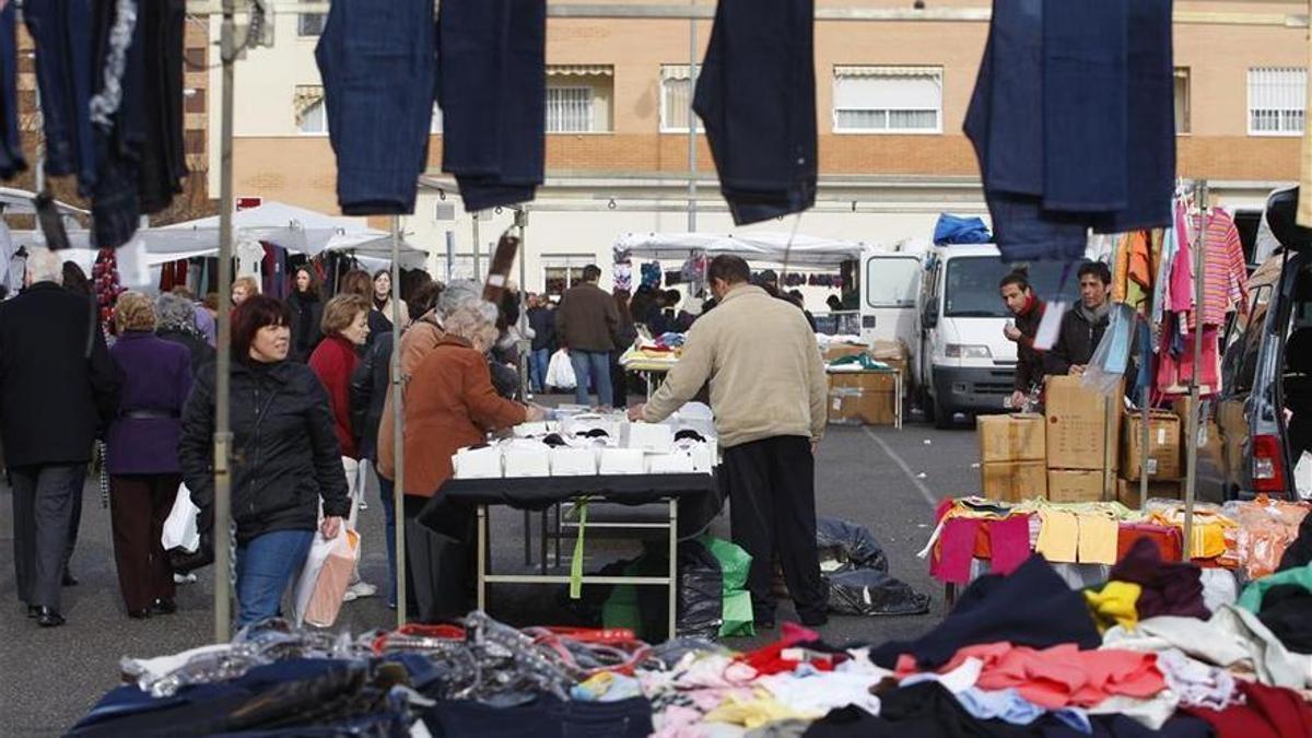 Imagen de archivo del mercadillo.