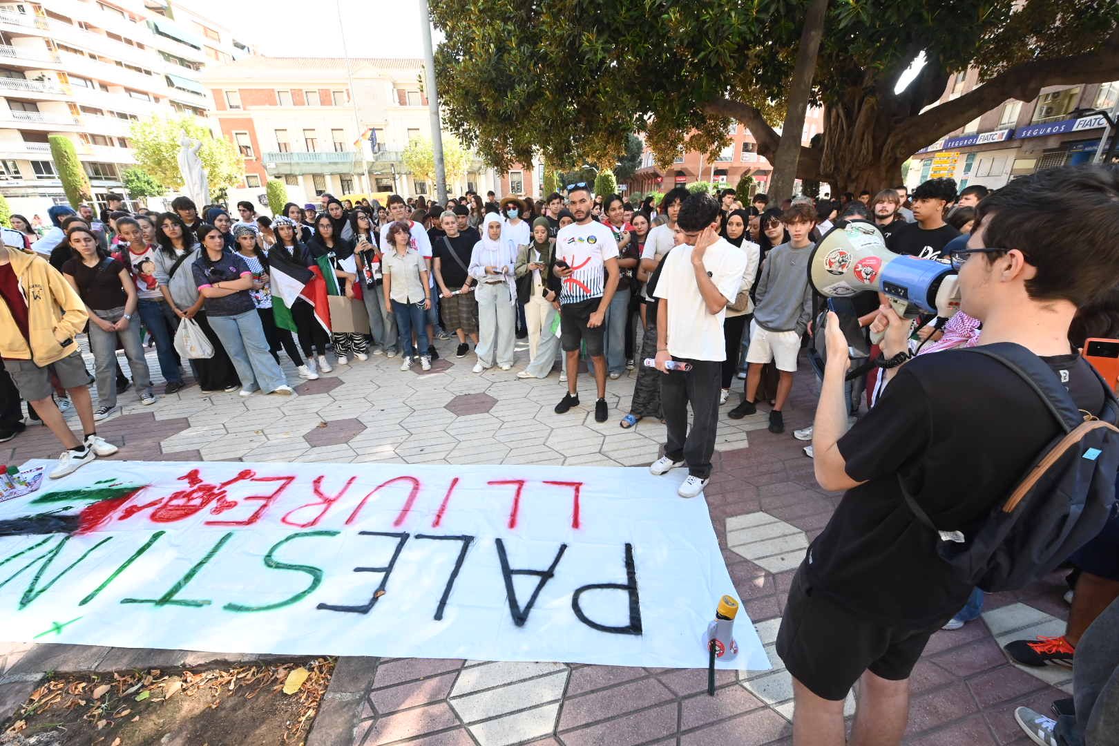 Galería de imágenes: Estudiantes de Castellón en protesta por Palestina