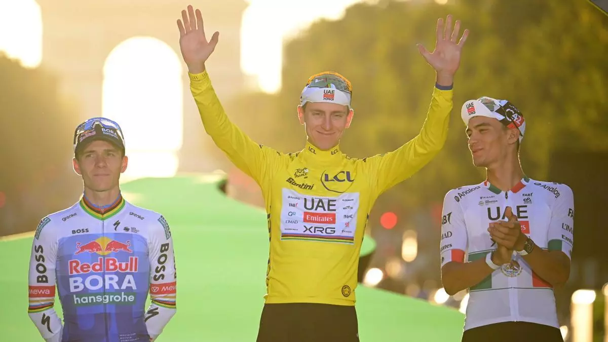 Pogacar entra en el distinguido club de los pentacampeones del Tour