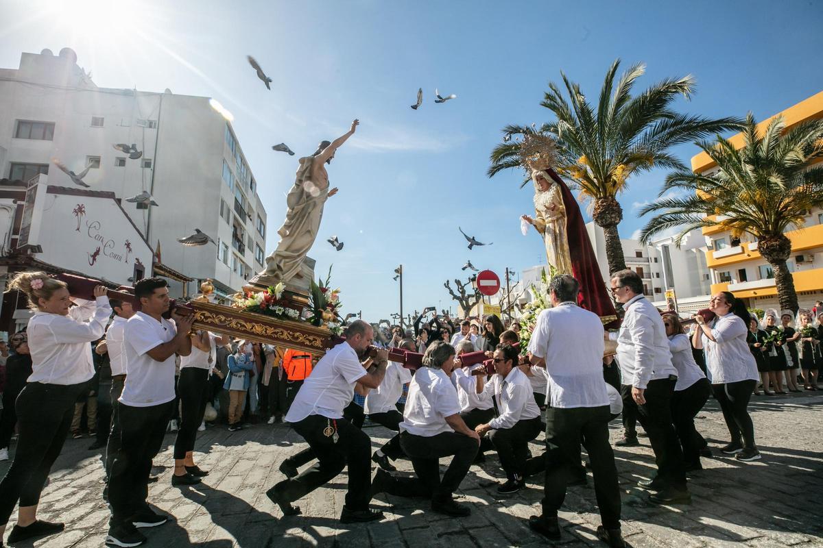 Tres procesiones del Santo Encuentro para este Domingo de Resurrección en Ibiza