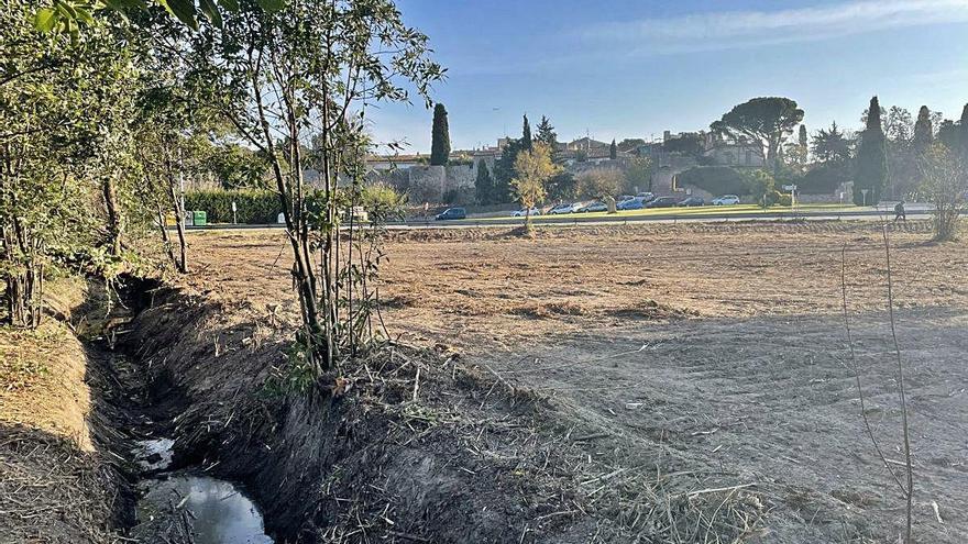 L&#039;espai que s&#039;adequarà a tocar de Sant Martí d&#039;Empúries.